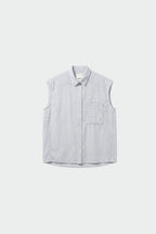 Chemise Oversize En Popeline - Encre