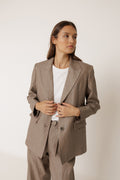 Veste De Sport En Lin - Tabac