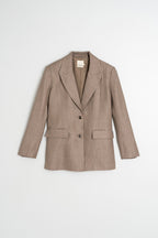 Veste De Sport En Lin - Tabac