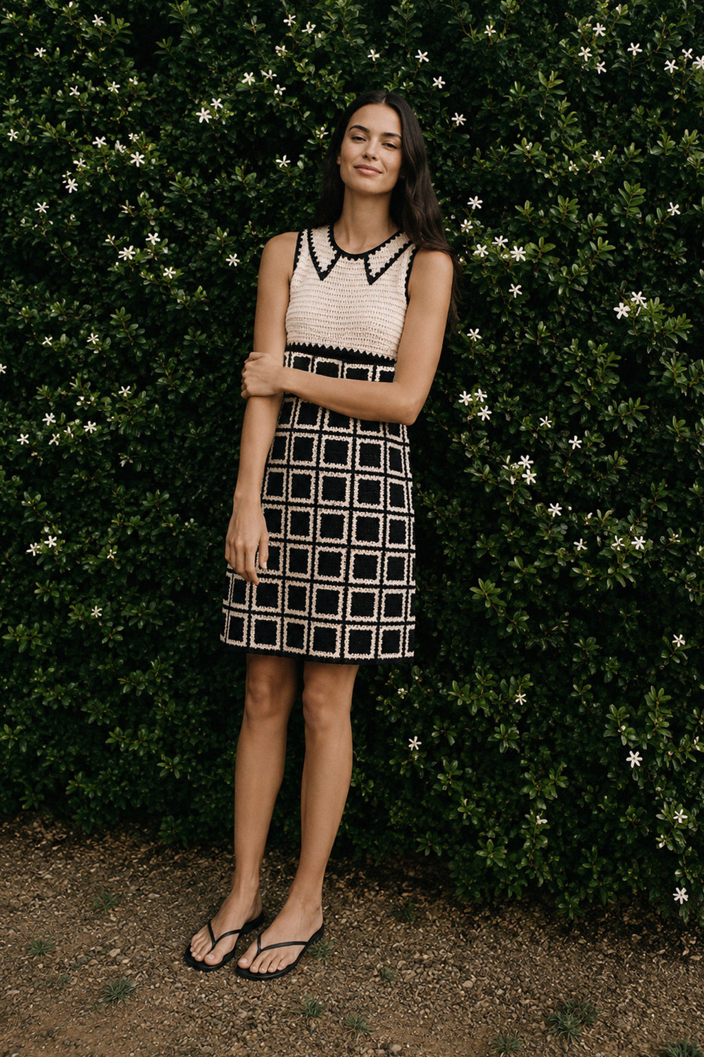 Mini-Robe Crochetée - Noir