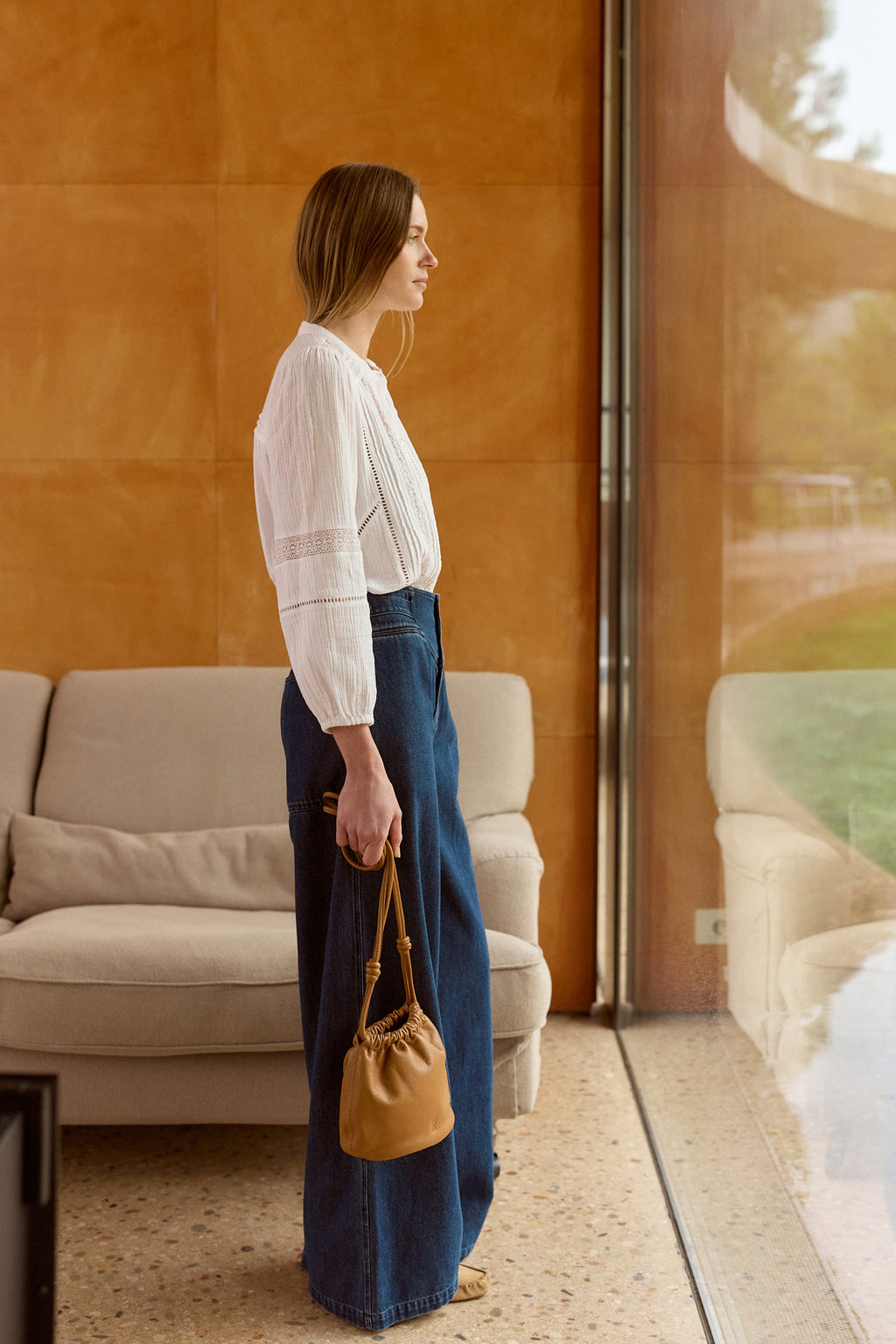 Jean À Jambes Larges - Denim