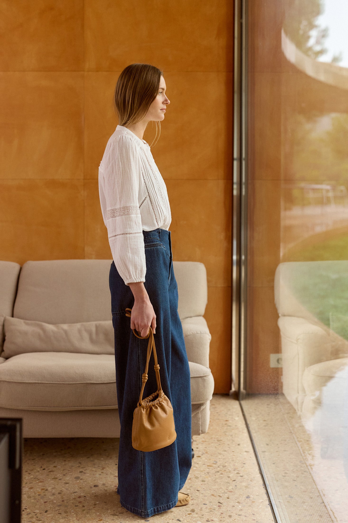 Jean À Jambes Larges - Denim