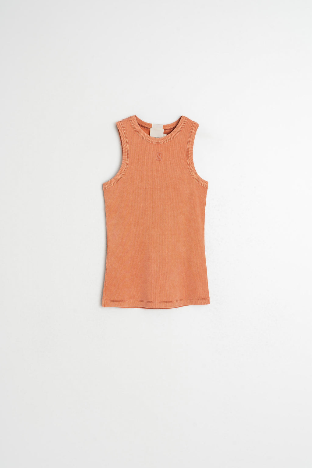 T-Shirt À Bretelles Avec Logo - Pêche