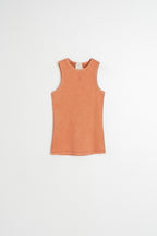 T-Shirt À Bretelles Avec Logo - Pêche