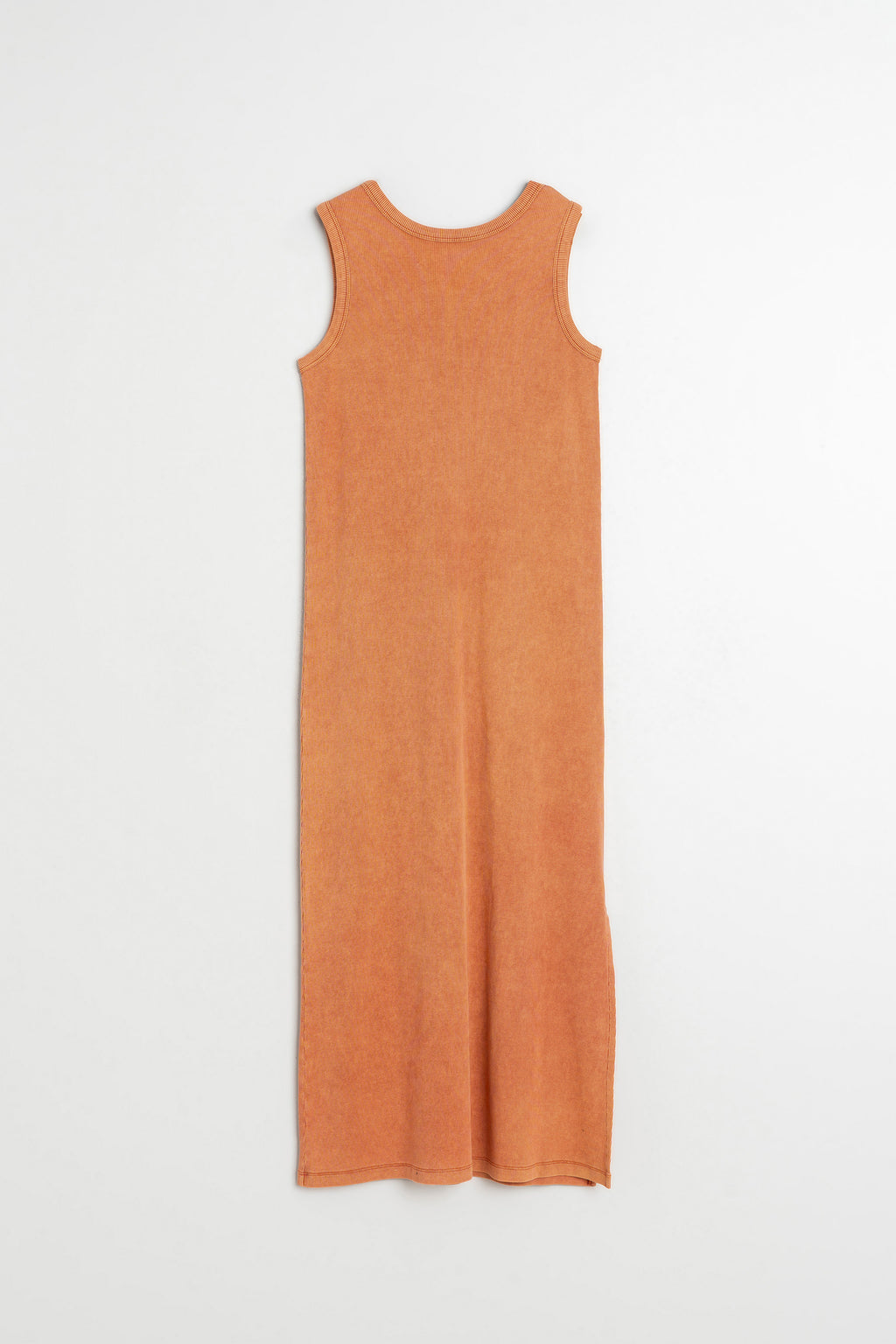 Robe Longue En Coton - Pêche
