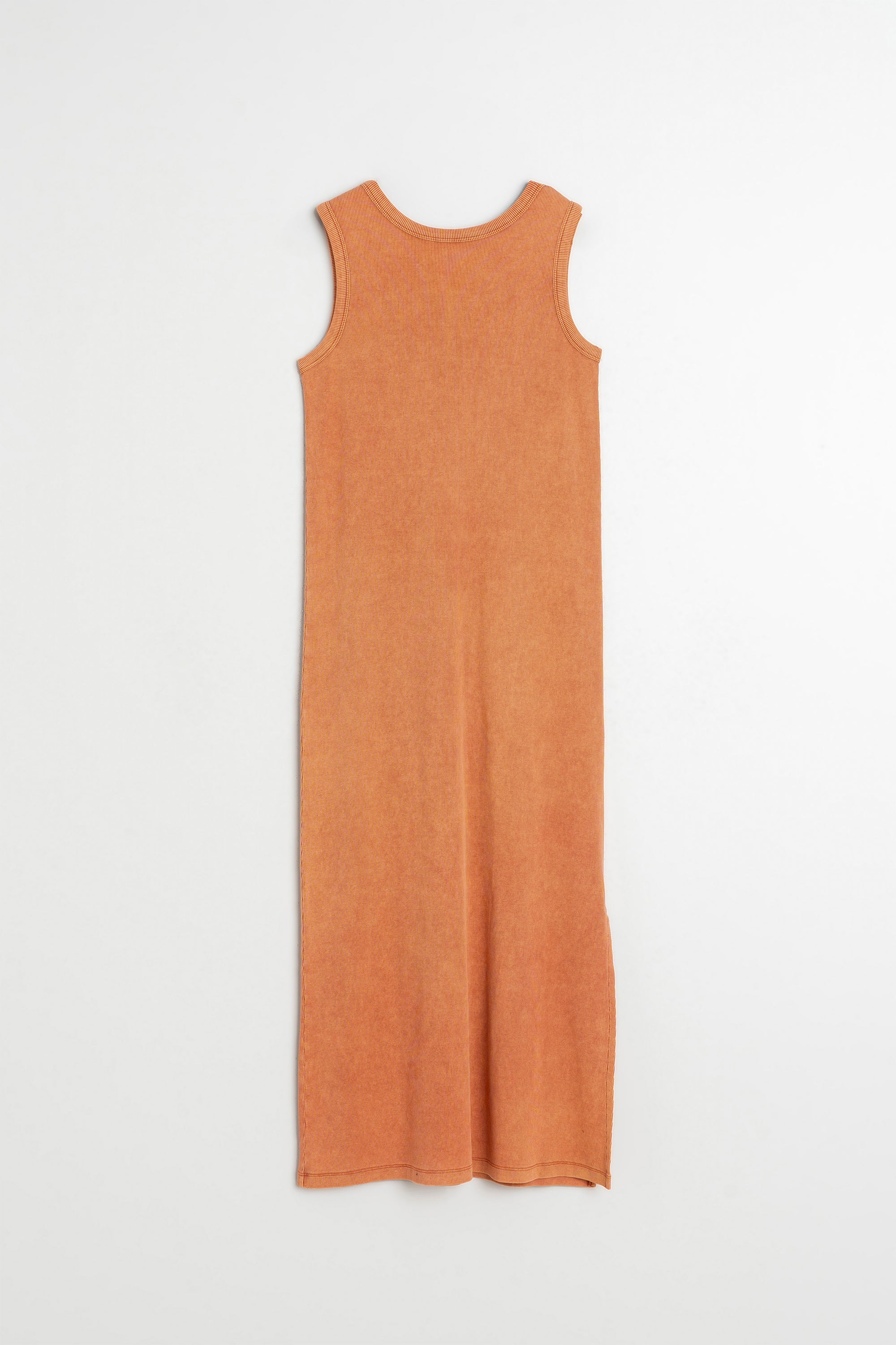 Robe Longue En Coton - Pêche