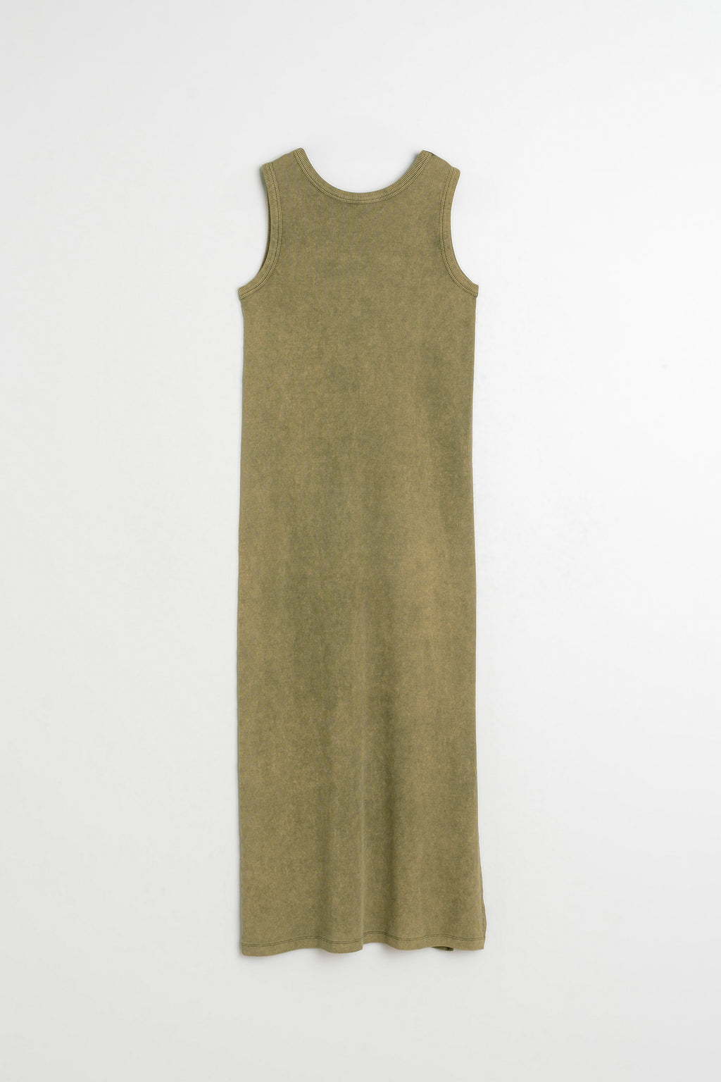 Robe Longue En Coton - Kaki