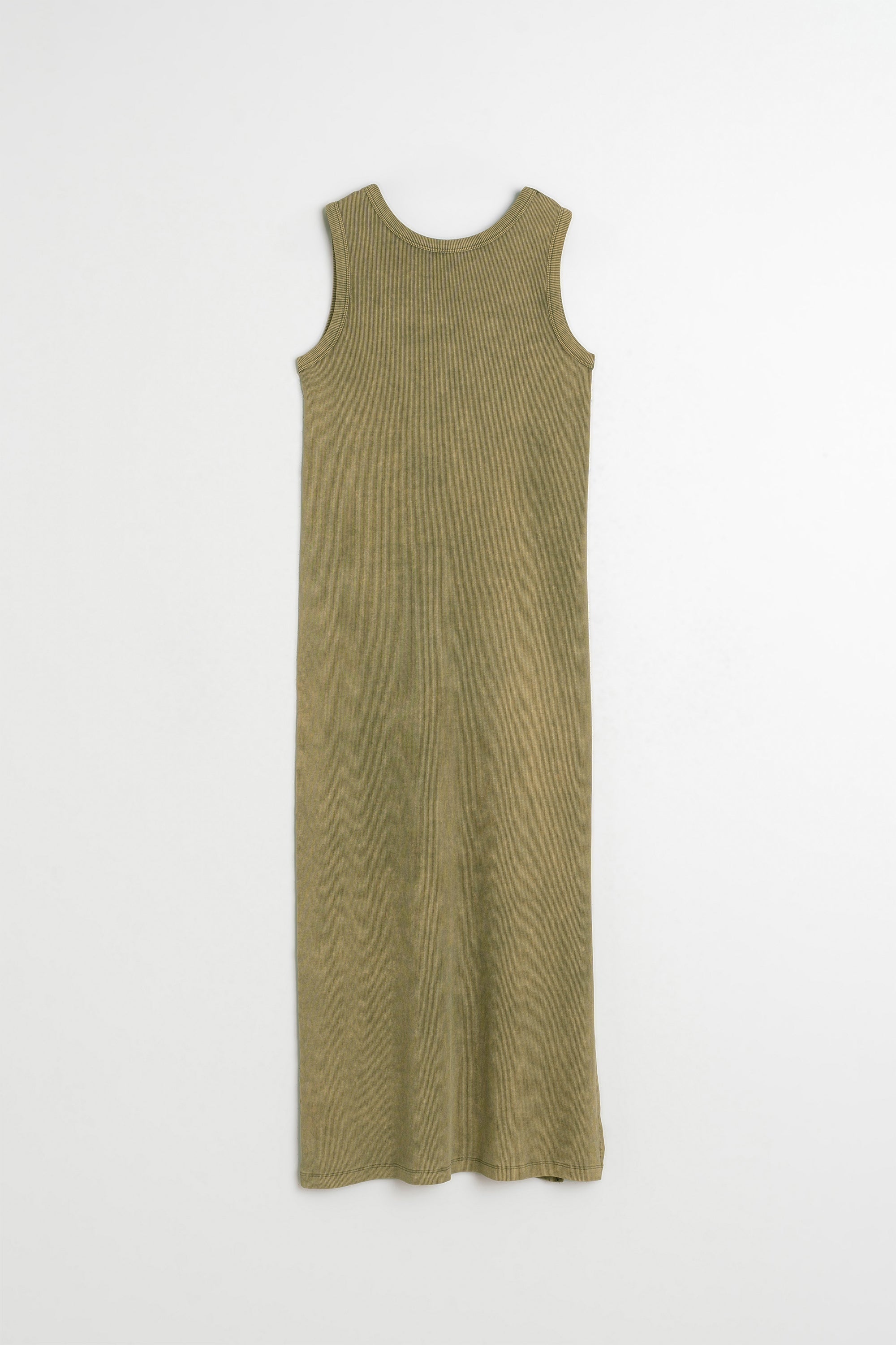 Robe Longue En Coton - Kaki