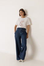 T-Shirt Avec Logo - Blanc