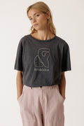 T-Shirt Avec Logo - Charbon