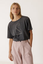 T-Shirt Avec Logo - Charbon
