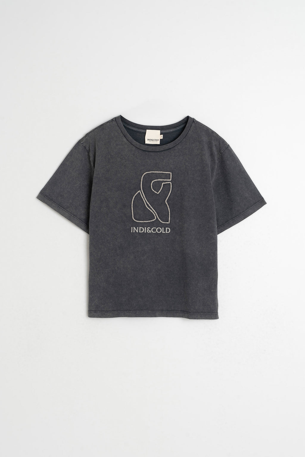 T-Shirt Avec Logo - Charbon