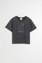 T-Shirt Avec Logo - Charbon