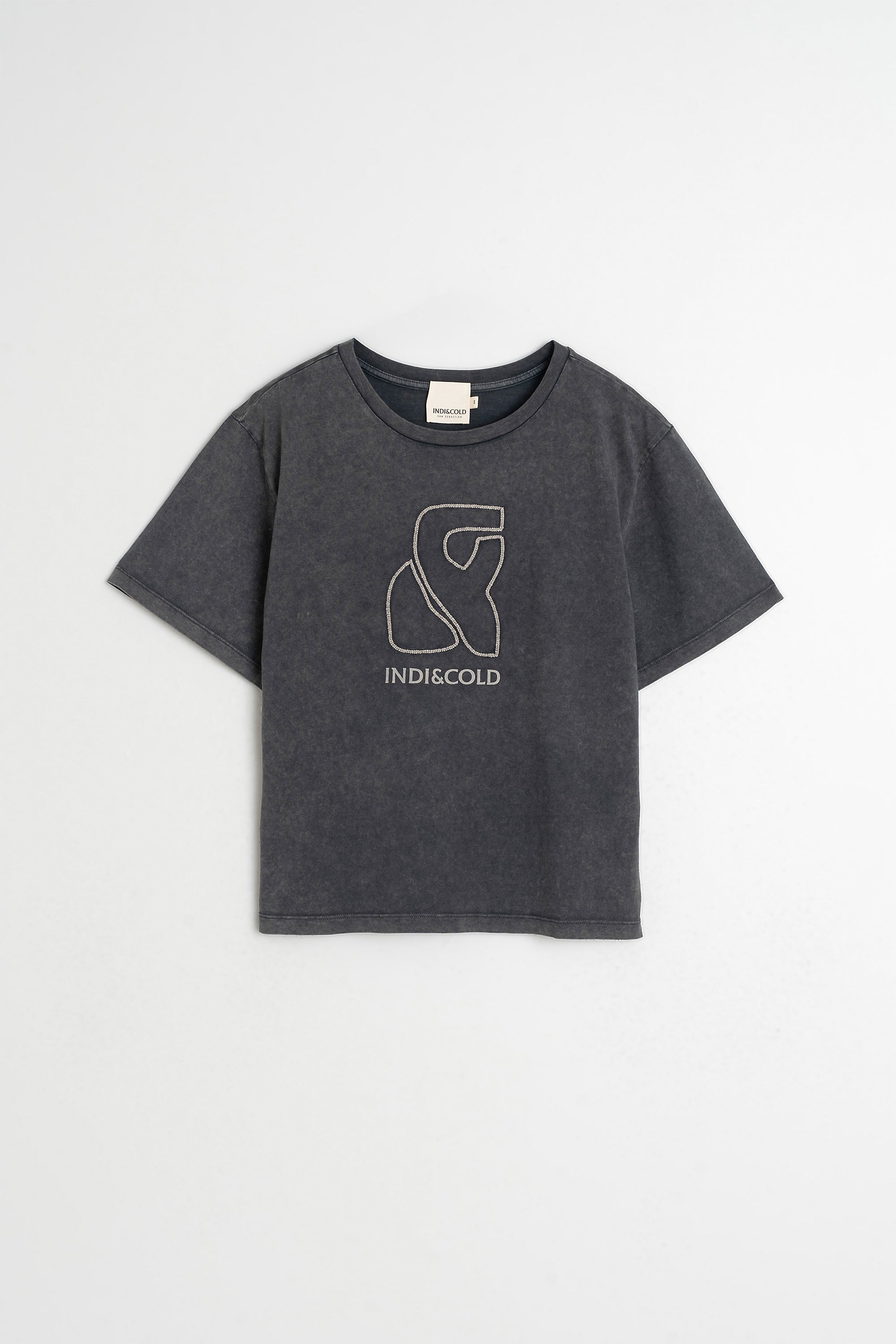 T-Shirt Avec Logo - Charbon