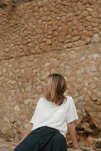 T-Shirt À Poche Avec Logo - Blanc