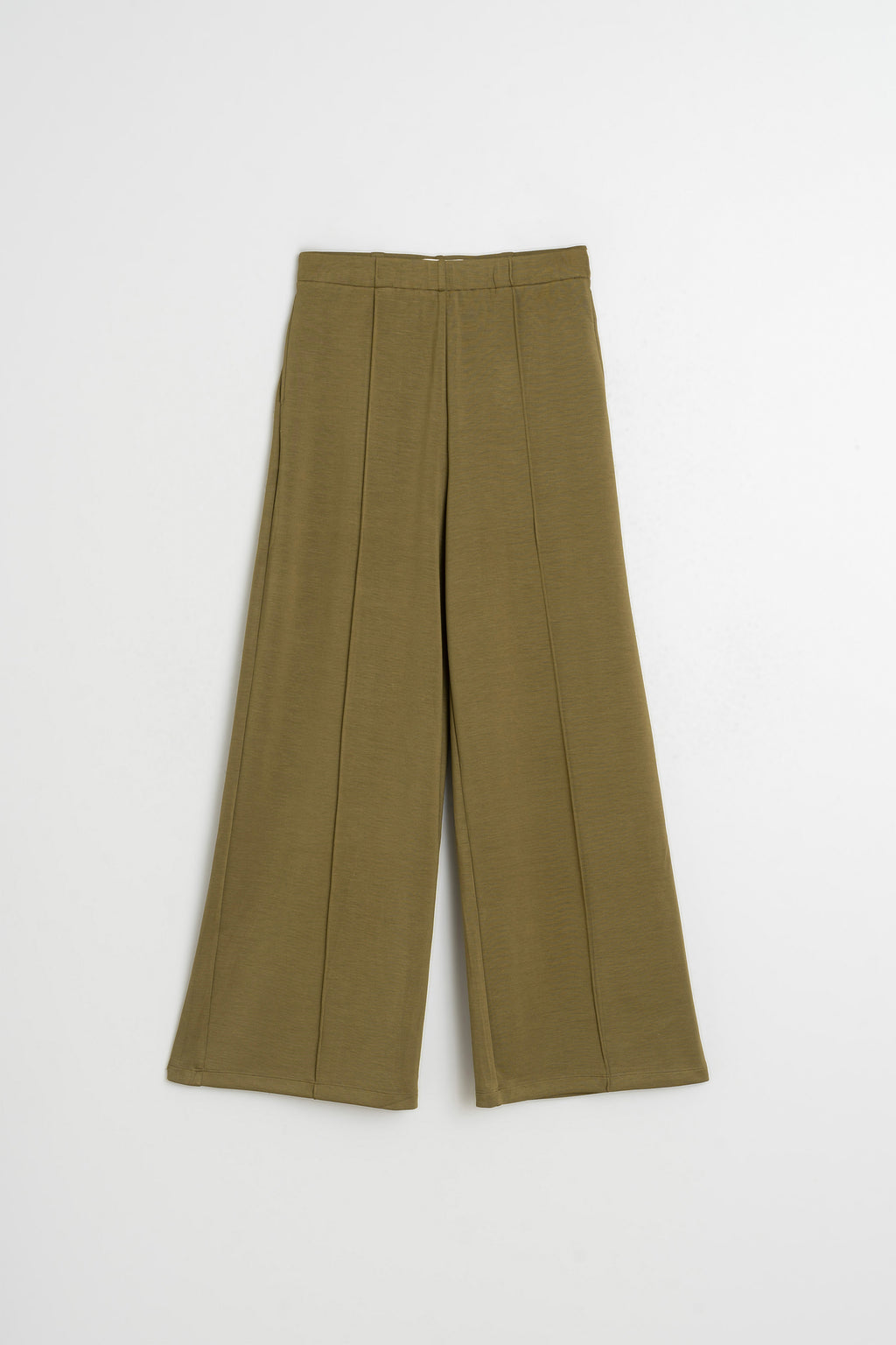 Pantalon Fluide En Modal - Kaki