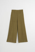 Pantalon Fluide En Modal - Kaki