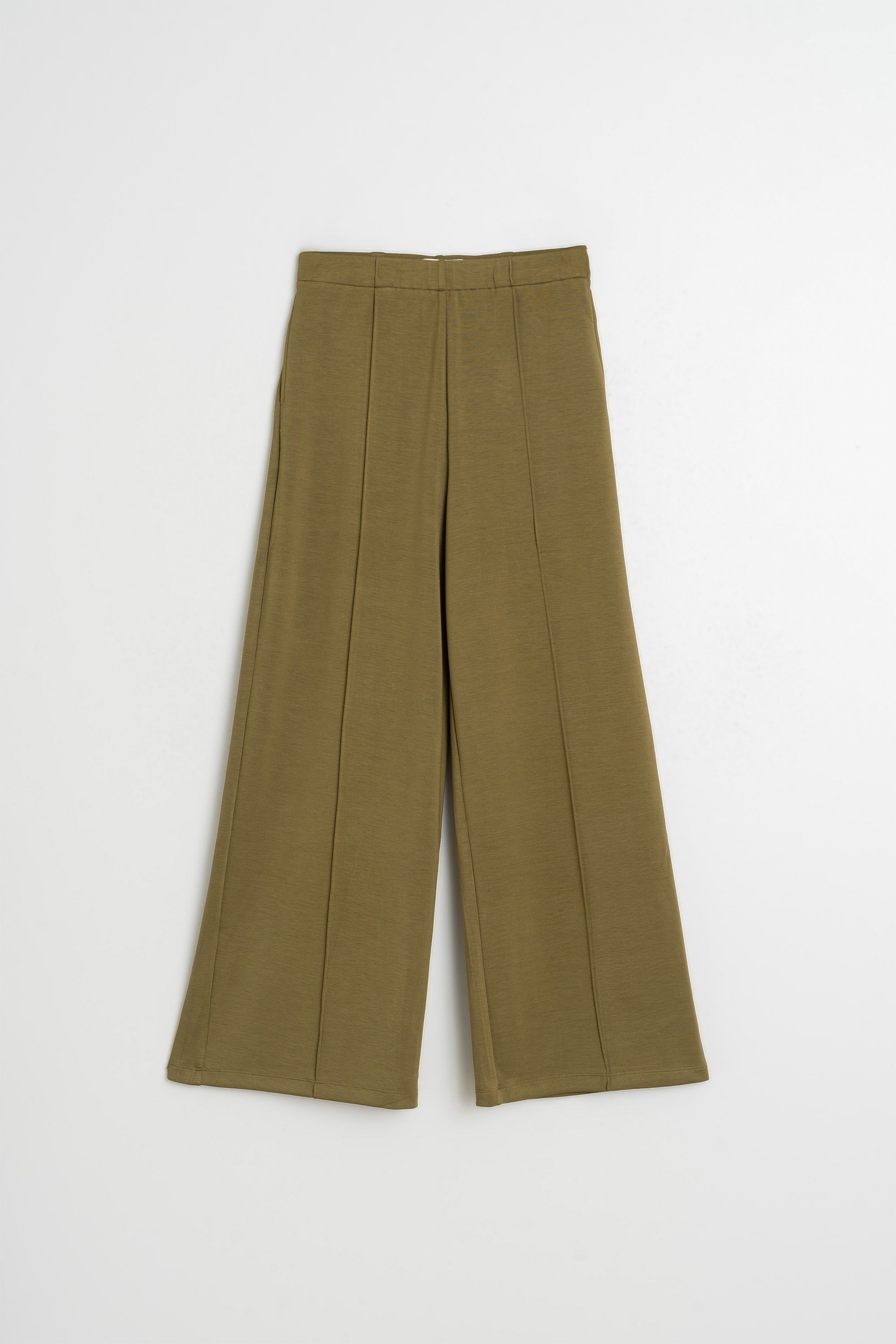 Pantalon Fluide En Modal - Kaki