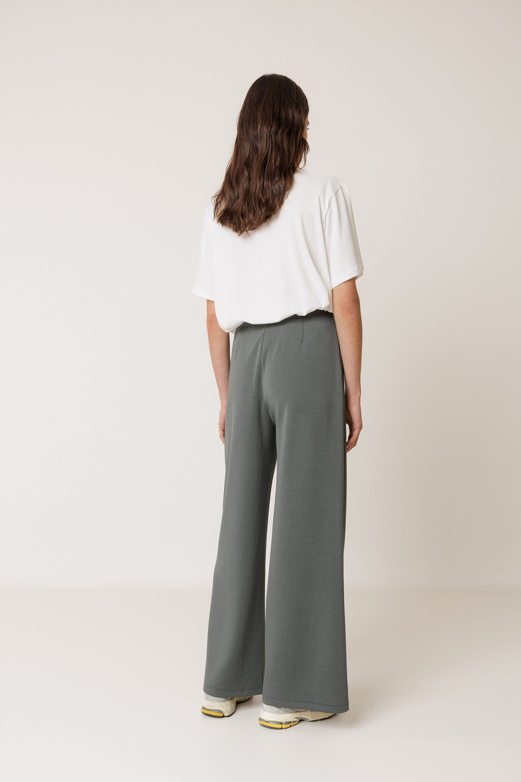 Pantalon Fluide En Modal - Anthracite