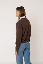 Pull En Laine Mérinos - Chocolat