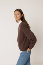 Pull En Laine Mérinos - Chocolat