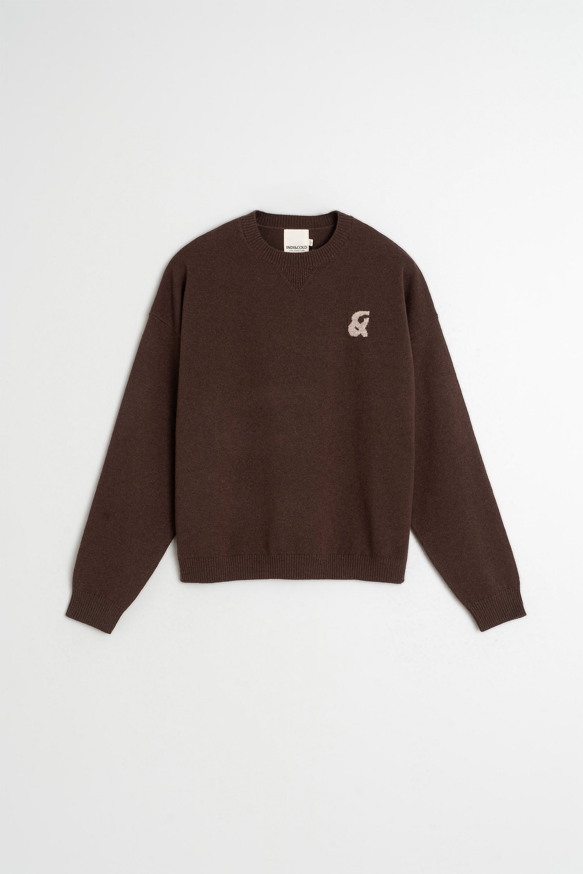 Pull En Laine Mérinos - Chocolat