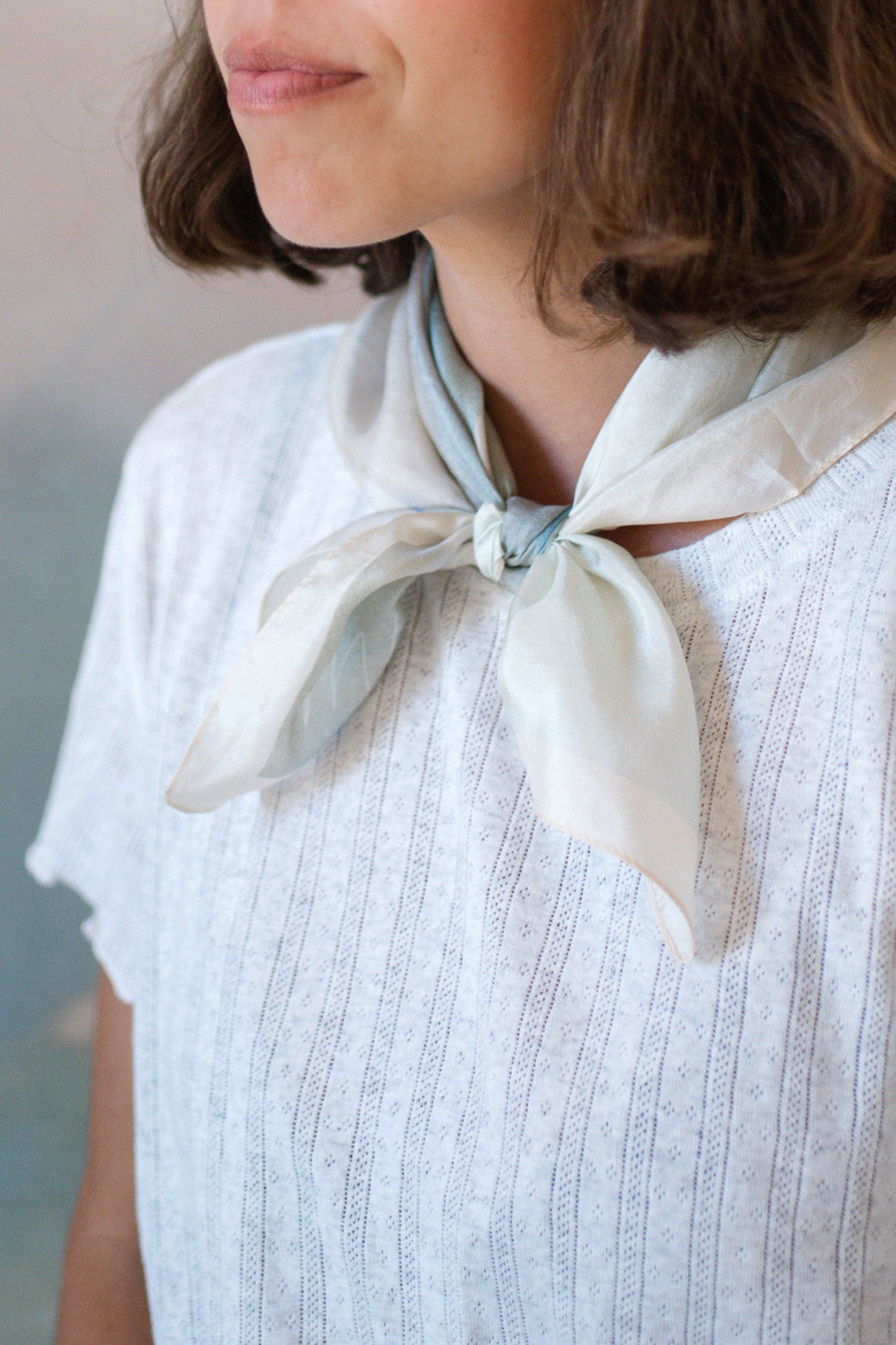 Foulard En Soie - Multicolore