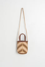 Mini-Sac Bonbonnière En Raphia - Chocolat