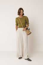 Mini-Sac Bonbonnière En Raphia - Noir