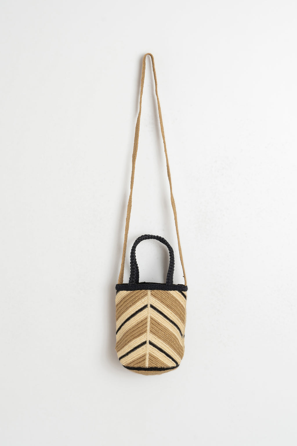 Mini-Sac Bonbonnière En Raphia - Noir