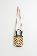 Mini-Sac Bonbonnière En Raphia - Noir
