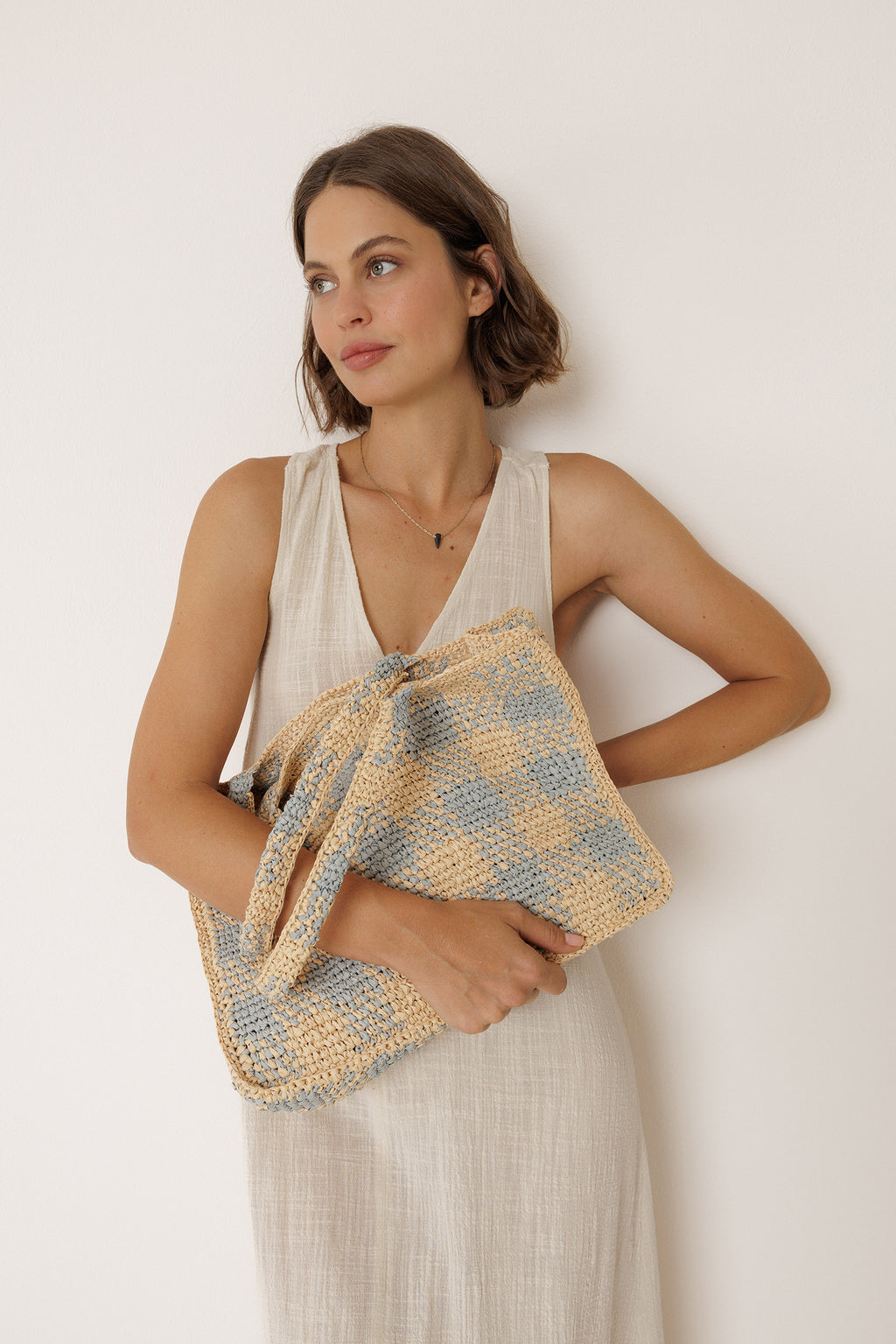 Sac Cabas En Raphia - Jasmin