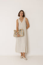 Sac Cabas En Raphia - Jasmin