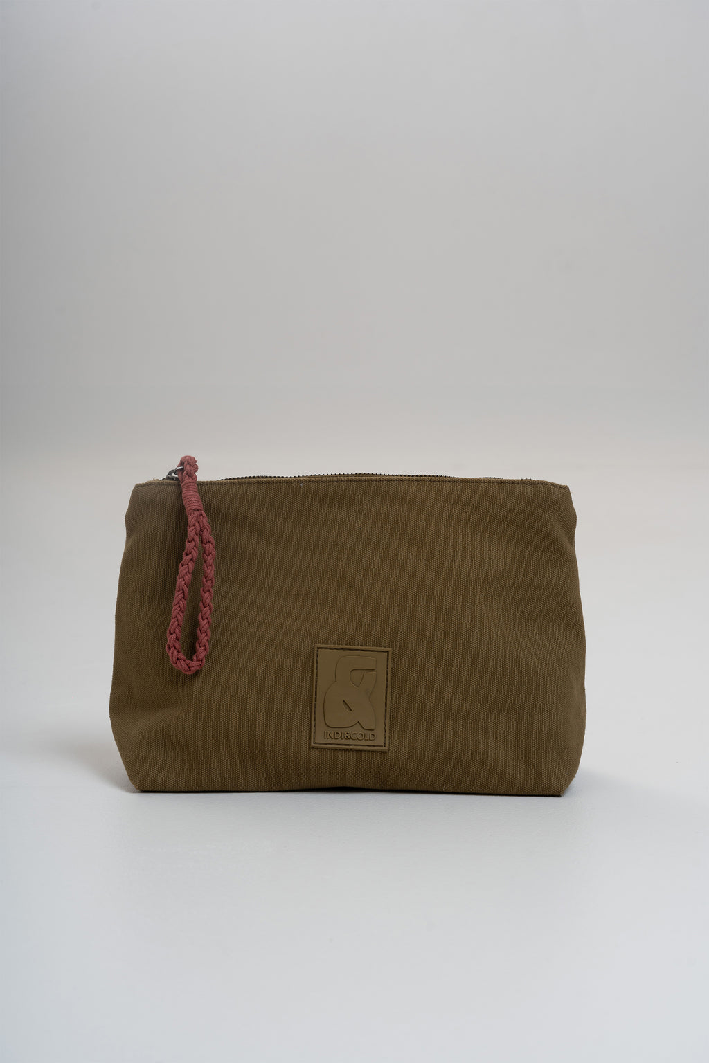 Trousse De Toilette En Coton - Kaki