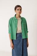 Chemise Combinée Oversize - Vert