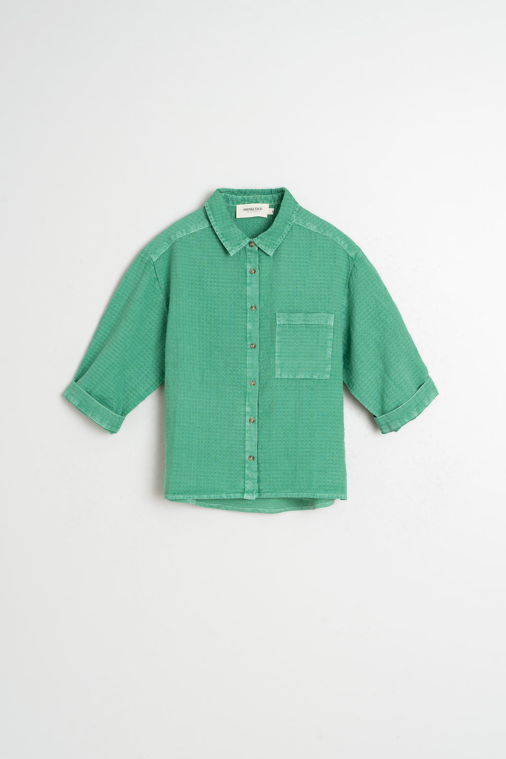 Chemise Combinée Oversize - Vert