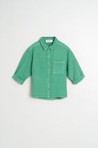 Chemise Combinée Oversize - Vert