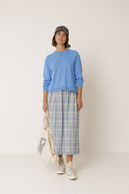 Pull En Maille Bao - Bleu Britannique