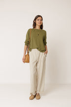 Pull En Maille Bao - Kaki