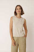 Gilet En Coton Biologique - Beige
