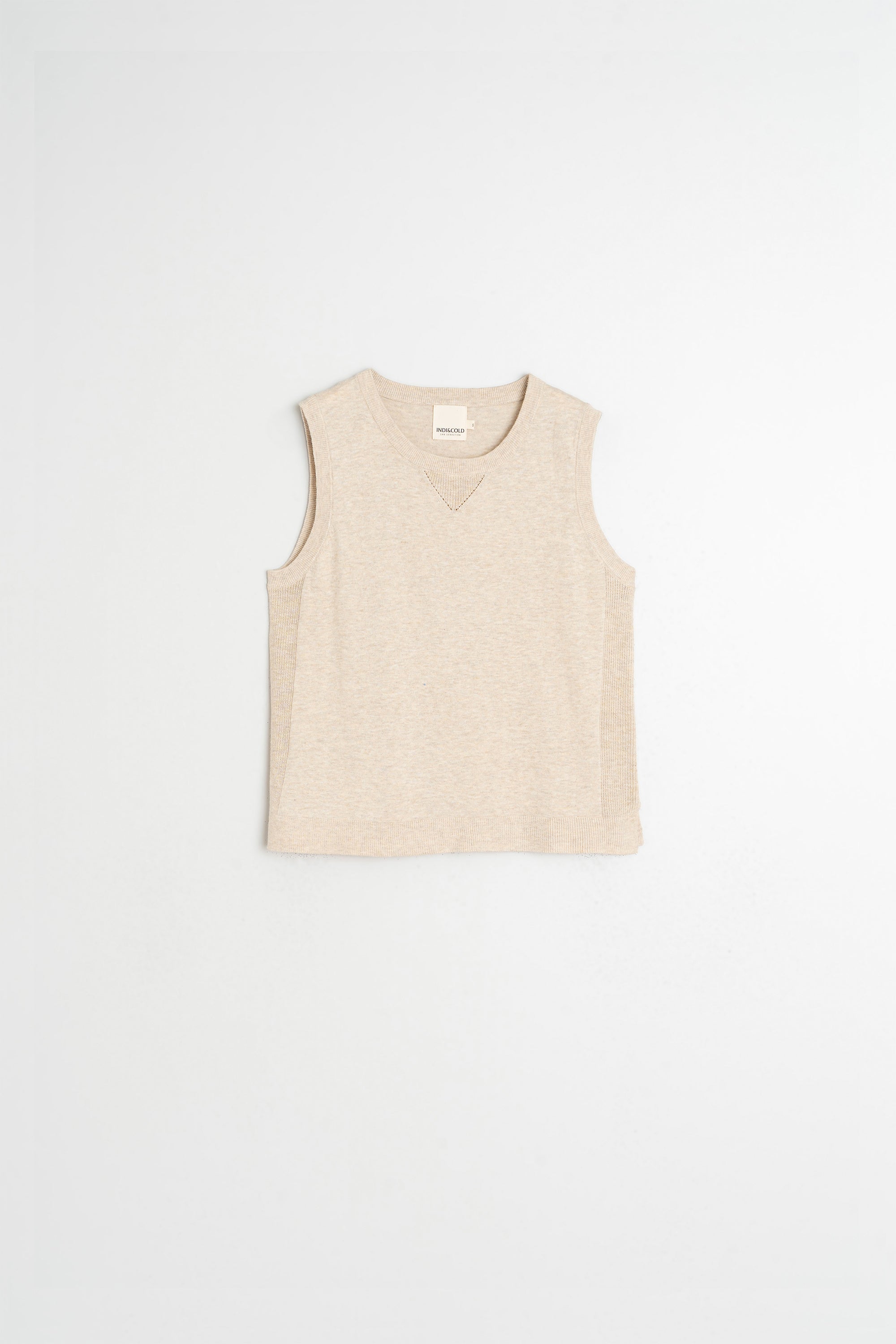 Gilet En Coton Biologique - Beige