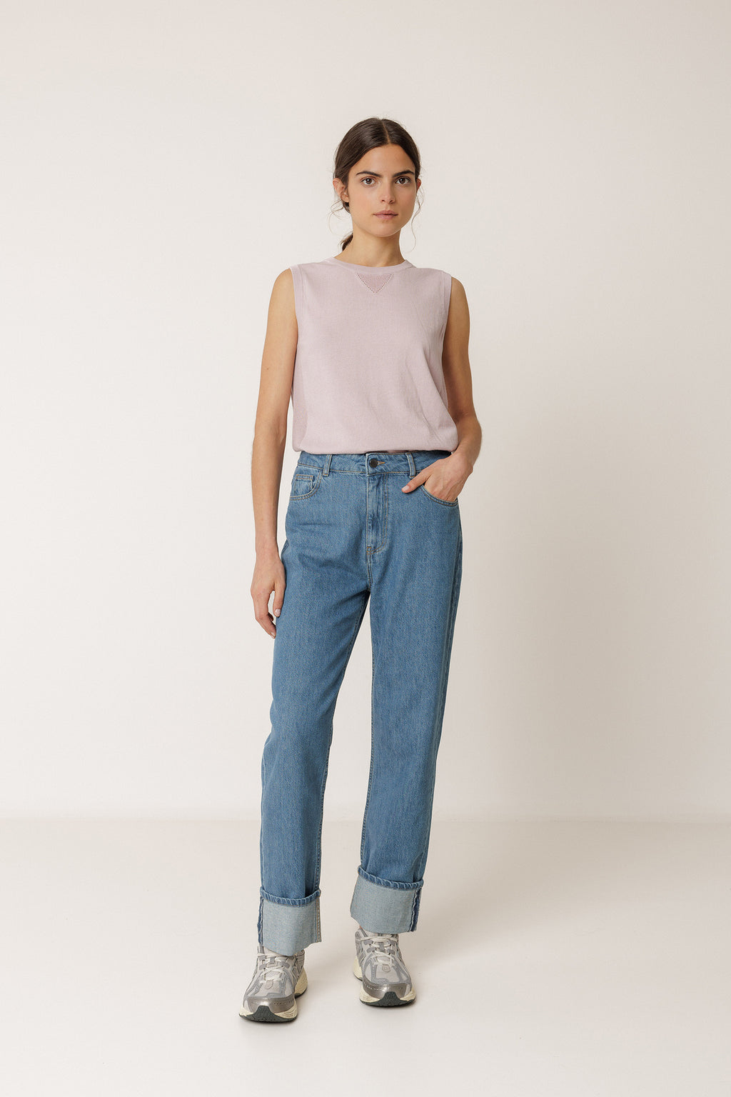 Gilet En Coton Biologique - Rosée