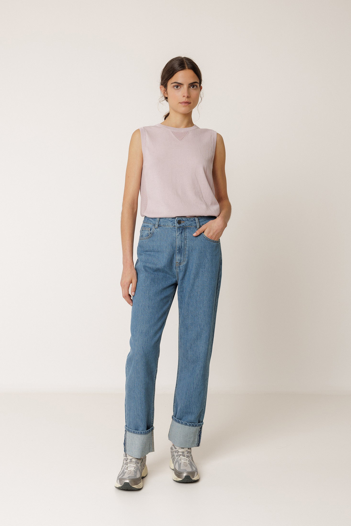 Gilet En Coton Biologique - Rosée