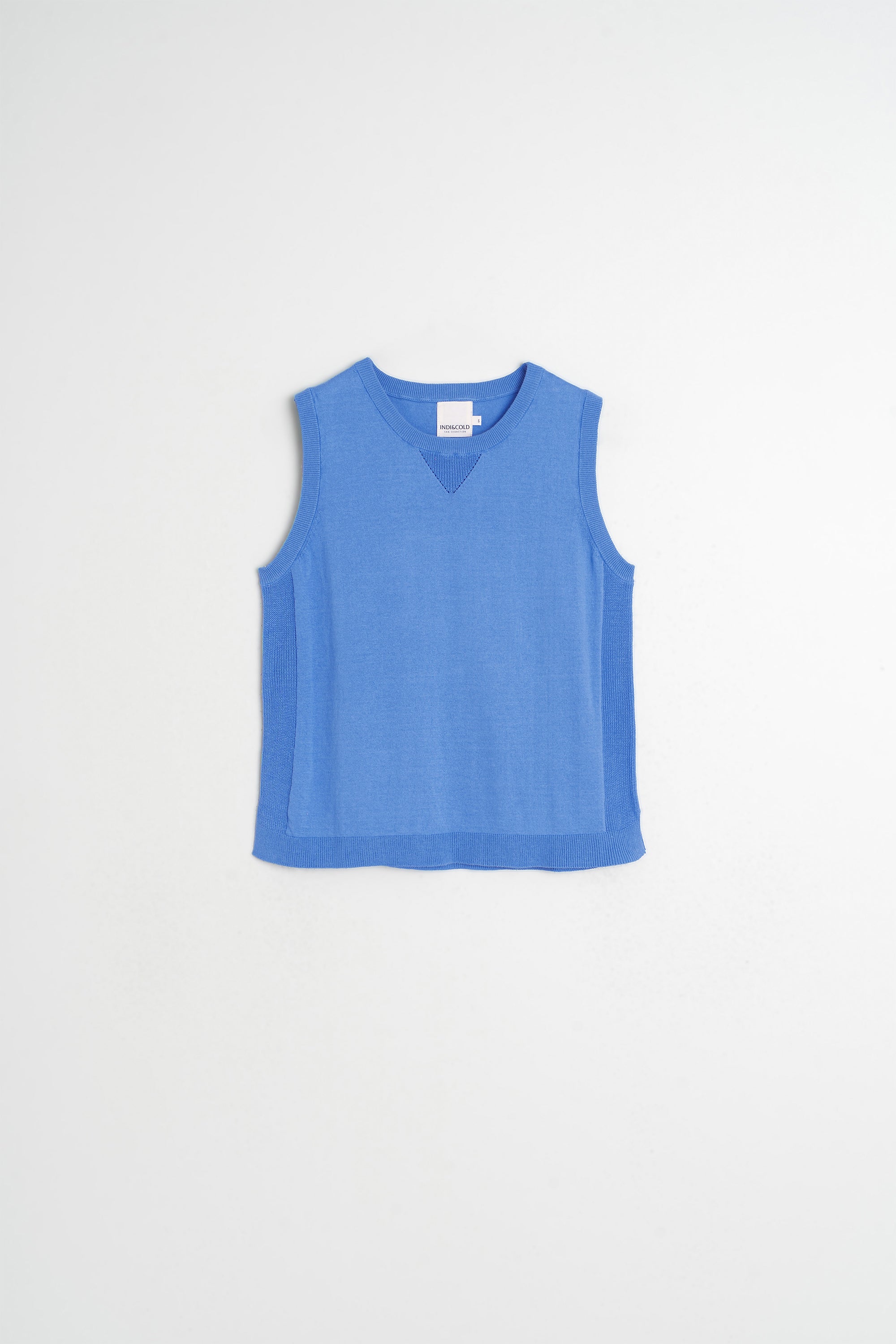 Gilet En Coton Biologique - Bleu Britannique