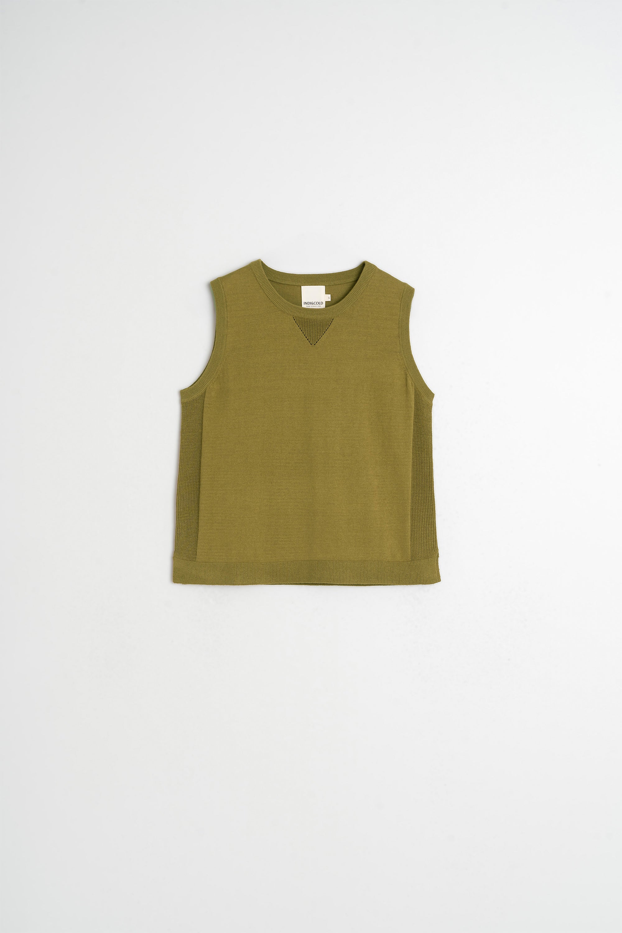 Gilet En Coton Biologique - Kaki