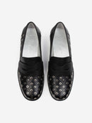 Mocasines Muse metalizados - Negro