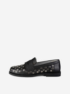 Metallic Muse Loafers - Sort