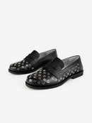 Mocasines Muse metalizados - Negro