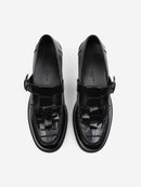 Quantum Gleam Loafers - Black