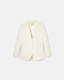 Veste de costume en crêpe écrue_5